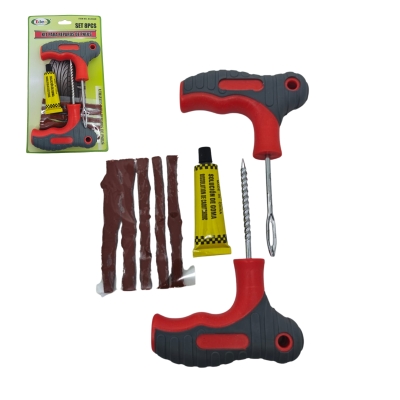 KIT REPARO DE PNEUS 8PCS (5 MACARRÕES) REFORCADO