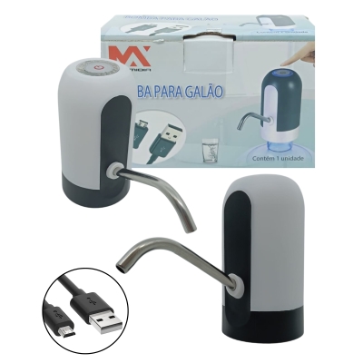 BOMBA P/ GARRAFAO DE AGUA RECAR MAXMIDIA