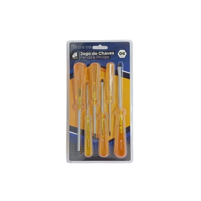 JG CHAVE DE FENDA/PHILLIPS 6 PCS BARCELO