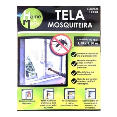 TELA MOSQUITEIRA PARA JANELA 130X150MM