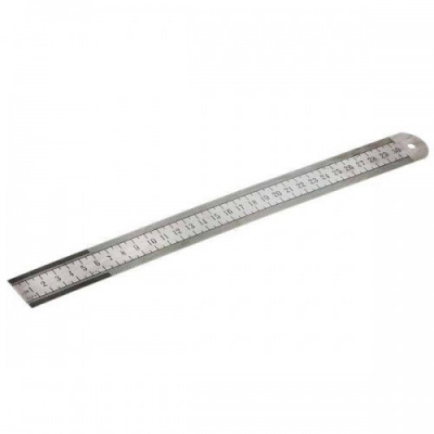 REGUA DE AÇO INOX 1000MM