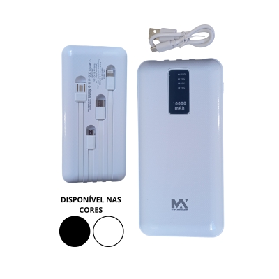 CARREGADOR 10.000 MAH MAXMIDIA (POWER BANK)