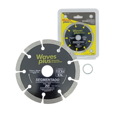 DISCO DIAM. SEGMENTAD 20X110 WAVES BLACK