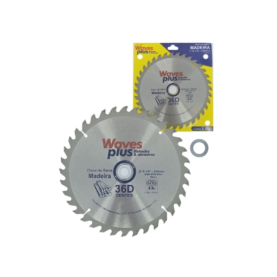 SERRA CIRCULAR 230MM 36 DENTES FURO 25,4MM WAVES