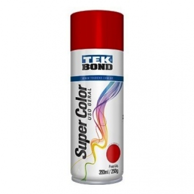 TINTA SPRAY 350ML/250G VERMELHO USO GERAL