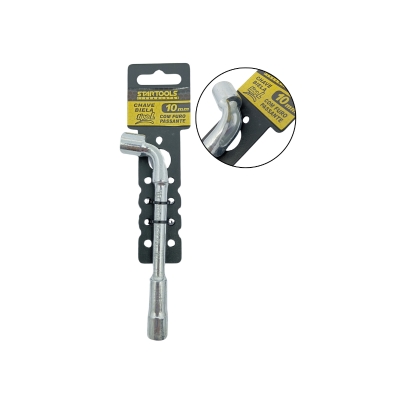 CHAVE L VAZADA N° 10MM STARTOOLS C/CLIP