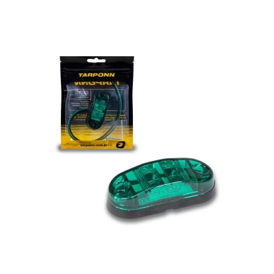 LANTERNA DELIMITADORA VERDE 12-24V 2LED