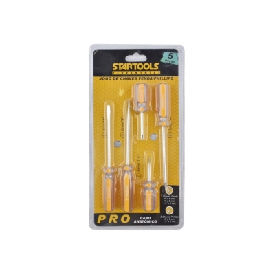 JG CHAVE DE FENDA/PHILLIPS 5 PCS