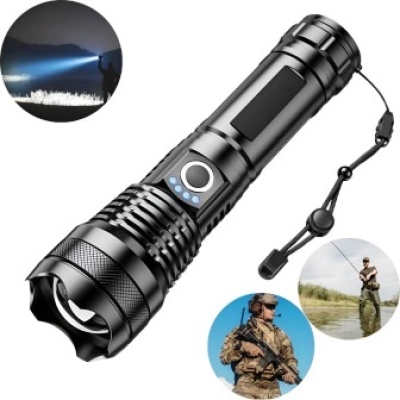 LANTERNA TATICA T9 C/BATERIA 26650