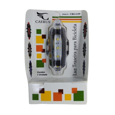 LUZ DE BIKE SINALIZADOR RECARREG CAERUS