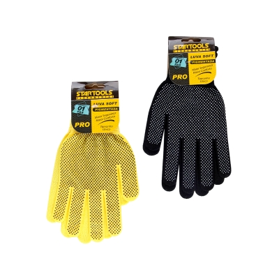 LUVA SOFT PIGMENTO EM PVC CORES SORTIDAS