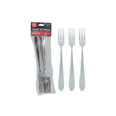 GARFO DE MESA 20,5CM C/6 UN LINHA GARBO