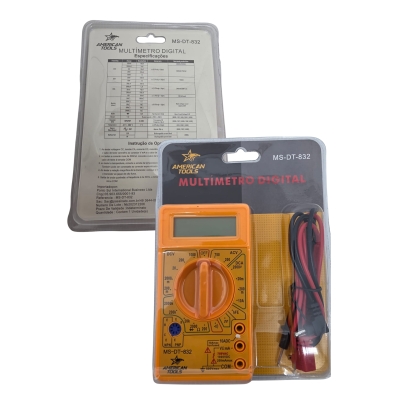 MULTIMETRO DIGITAL DT-832 C/BIP