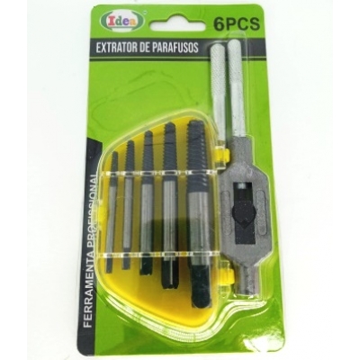 EXTRATOR DE PARAFUSOS 5PCS+VIRA MACHO M-12