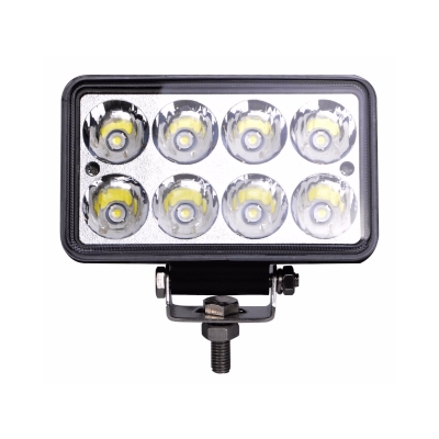 FAROL AUXILIAR RETANGULAR 8 LED 24W UN
