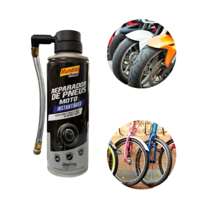 REPARADOR PNEUS CARRO 400ML MUNDIAL PRIME