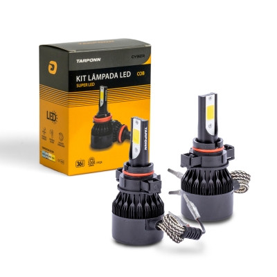 KIT LAMPADA SUPER LED CYBER 36W H16 PAR