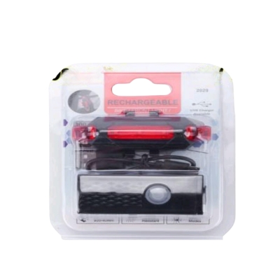 LANTERNA DIANTEIRA E TRAS. BIKE RECARREG