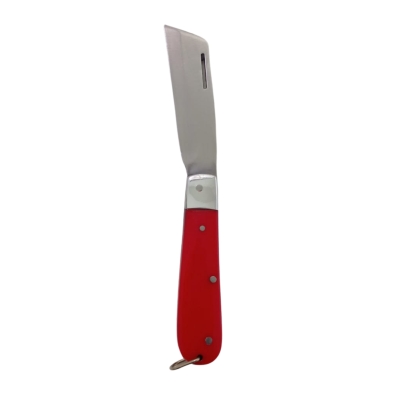 CANIVETE MAN. GDE INOX CB ACRIL.18CM VERMELHO