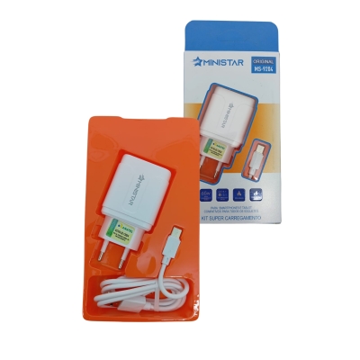 CARREGADOR CELULAR TIPO C 5.1A MINISTAR ORIGINAL