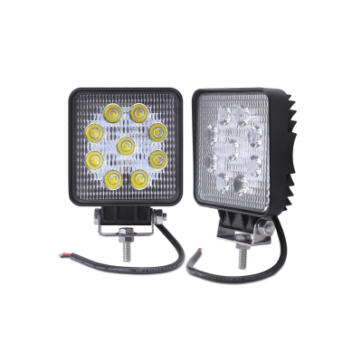 FAROL AUXILIAR SLIM QUADRADO 9 LED UN