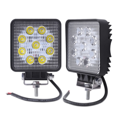 FAROL AUXILIAR SLIM QUADRADO 9 LED UN