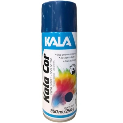 TINTA SPRAY 350ML/250G AZUL USO GERAL KALA