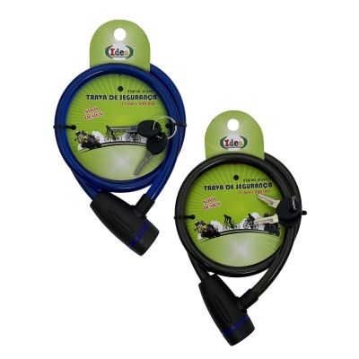 CADEADO 15MM X 1000MM P/MOTO-BIKE-ESTEPE