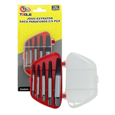 EXTRATOR DE PARAFUSOS 5PCS FBG