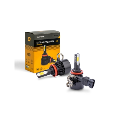 KIT LAMPADA SUPER LED CYBER 36W H8 PAR 3200LM 6000K