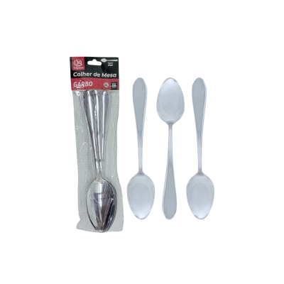 COLHER DE MESA 21CM C/6 UN LINHA GARBO