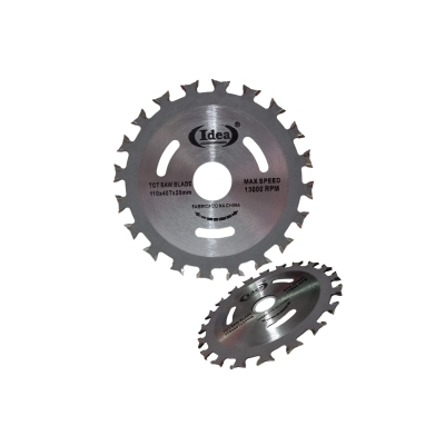 SERRA CIRCULAR 110 MM 20 DENTES DUPLO FURO 20MM IDEA