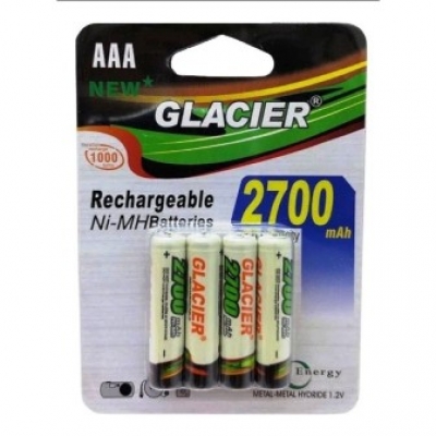 PILHA RECARREGAVEL AAA 2700MAH C/4 UN