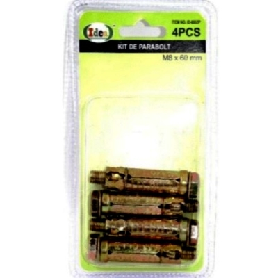 KIT PARABOLT M8 X 60MM C/4UN