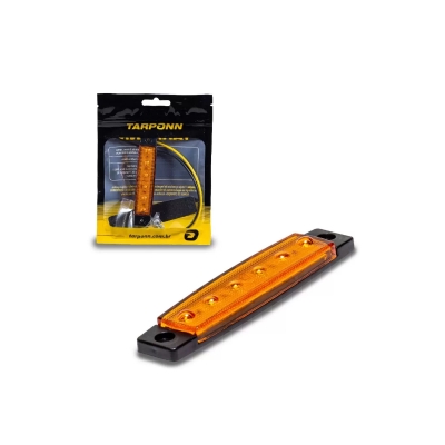 LANTERNA LATERAL LED AMBAR 12-24V 6LEDS