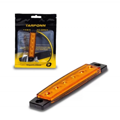 LANTERNA LATERAL LED AMBAR 12-24V 6LEDS
