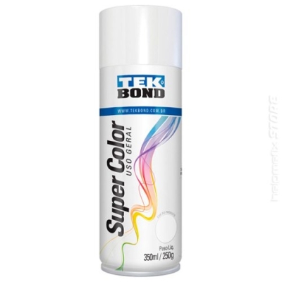TINTA SPRAY 350ML/250G BRANCO BRILHO USO GERA