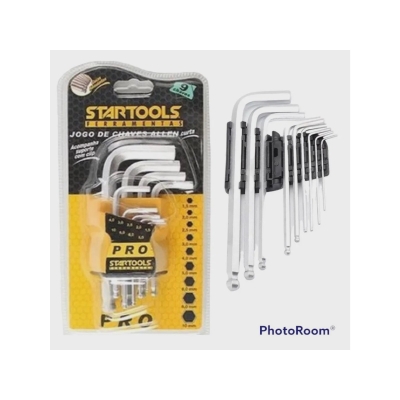 CHAVE ALLEN JG 09 PCS CRV PONTA BOLA PEQ. STARTOOLS