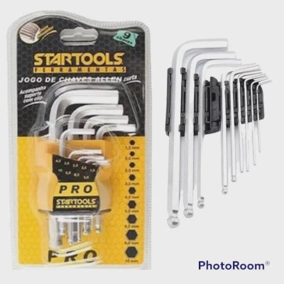 CHAVE ALLEN JG 09 PCS CRV PONTA BOLA PEQ. STARTOOLS