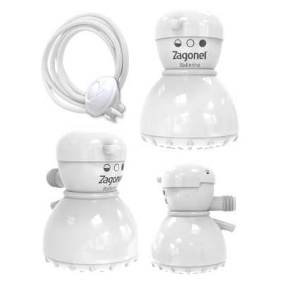 DUCHA BALLERINA 3 TEMP. 5400W 127V BRANCO