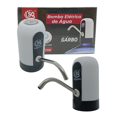 BOMBA P/ GARRAFAO DE AGUA RECAR. 1200MAH
