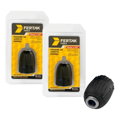 MANDRIL P/FURADEIRA 10MM - 3/8 APERTO RAPIDO