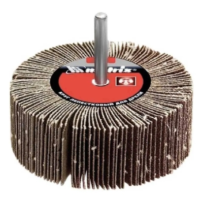 RODA DE LIXA GRÃO 80 80X40MM COM HASTE 6MM PARA PARAFUSADEI