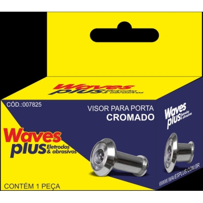 OLHO MAGICO (V PORTA) 35-52MM CROMADO WAVES