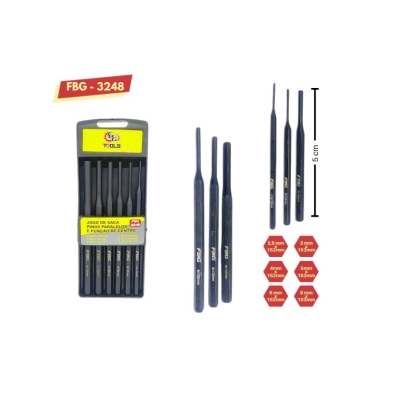 JOGO SACA PINO E PUNCAO 06PCS