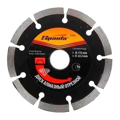 DISCO DIAM. SEGMENTADO SPARTA 115X22,2MM