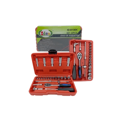 JOGO SOQUETES CHAVE+SOQUETES+CATRACA CRV
