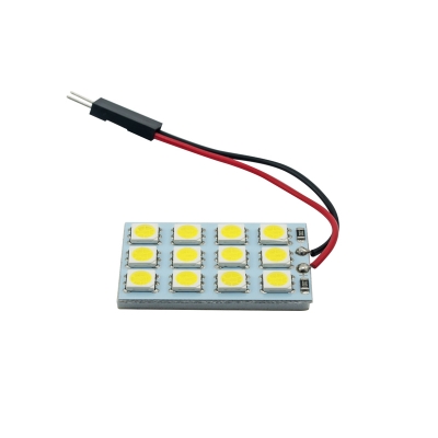 LAMPADA LED INTERNA F-3528-12SMD-C/ 2 CONECTORES UN