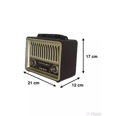 RADIO RETRO FM/AM 3 BANDAS REC.BLUETOOTH CARTAO