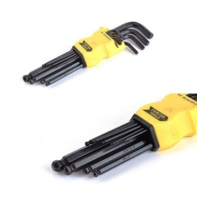 CHAVE ALLEN JG 09 PCS CRV PONTA BOLA LONGA FERTAK